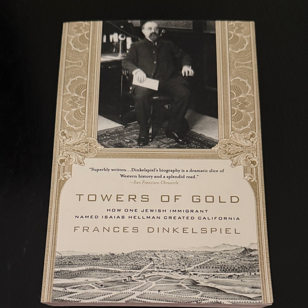 Indigo Towers of Gold Beige and Black Hardcover Book